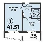 1-ком. квартира, 41 м², ул.Красный пр-кт - 327/3 21882084.jpeg