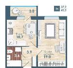 1-ком. квартира, 40 м², ул.Титова - 44 22013507.jpeg