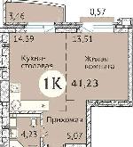 1-ком. квартира, 53 м², ул.Дуси Ковальчук - 2 22015330.jpeg