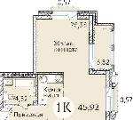 1-ком. квартира, 53 м², ул.Дуси Ковальчук - 2 22015413.jpeg