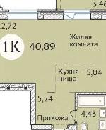 1-ком. квартира, 41 м², ул.Дуси Ковальчук - 248 22139575.jpeg