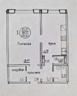 1-ком. квартира, 48 м², ул.Александра Чистякова - 2/1 22221848.jpeg