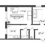 2-ком. квартира, 43 м², ул.Цветной проезд - 9 22227513.jpeg