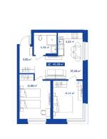 3-ком. квартира, 46 м², ул.Кирова - 113/2 22229305.jpeg