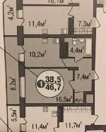 1-ком. квартира, 46 м&sup2;, ул.Дуси Ковальчук - 244 22478695.jpeg