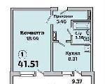 1-ком. квартира, 37 м&sup2;, ул.Мясниковой - 4/1 22503258.jpeg