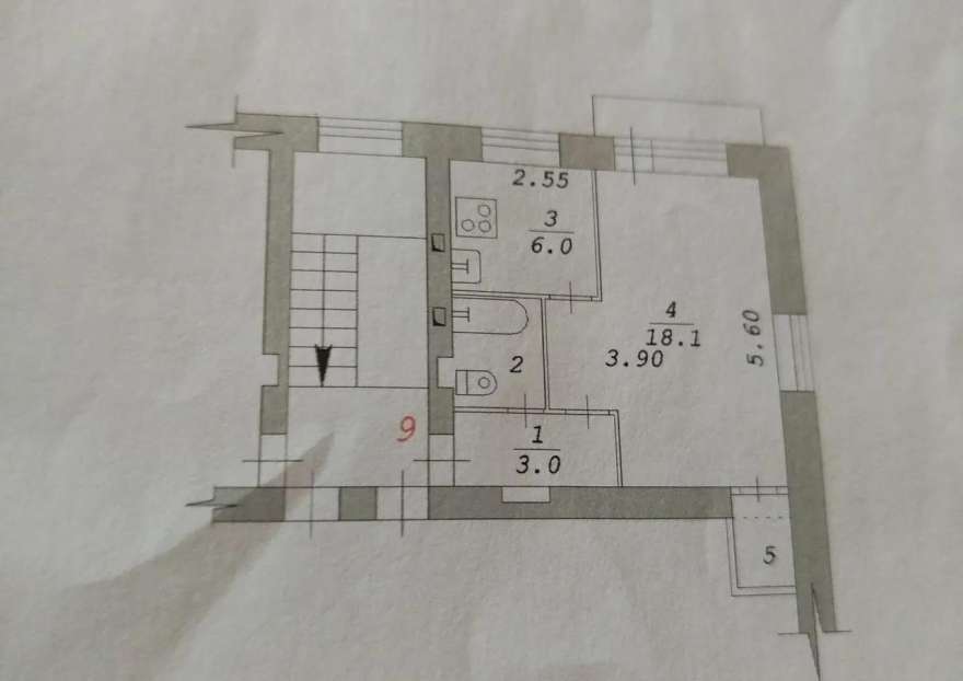 1-ком. квартира, 32 м², ул.Дмитрия Донского - 26 1-ком. квартира, 32 м², ул.Дмитрия Донского - 26 22506679.jpeg