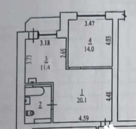 2-ком. квартира, 51 м², ул.Балтийская - 23 2-ком. квартира, 51 м², ул.Балтийская - 23 22507336.jpeg