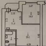 2-ком. квартира, 51 м², ул.Балтийская - 23 2-ком. квартира, 51 м², ул.Балтийская - 23 22556505.jpeg