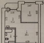 2-ком. квартира, 51 м², ул.Балтийская - 23 2-ком. квартира, 51 м², ул.Балтийская - 23 22562451.jpeg