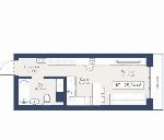 1-ком. квартира, 25 м&sup2;, ул.Кирова - 115 22510784.jpeg