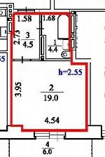 1-ком. квартира, 27 м², ул.Дуси Ковальчук - 378Б 1-ком. квартира, 27 м², ул.Дуси Ковальчук - 378Б 22553282.jpeg