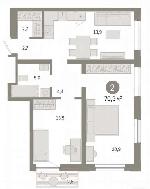 2-ком. квартира, 70 м&sup2;, ул.Большевистская - 44 22523500.jpeg