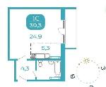 1-ком. квартира, 39 м², ул.Междуреченская - 1/2 1-ком. квартира, 39 м², ул.Междуреченская - 1/2 22526005.jpeg