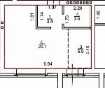 1-ком. квартира, 33 м&sup2;, пос. Ложок, ул.Солнечная - 57 22586135.jpeg