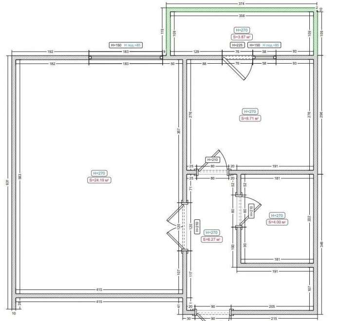 1-ком. квартира, 42 м², ул.Военная - 9/1 1-ком. квартира, 42 м², ул.Военная - 9/1 22536841.jpeg