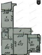 3-ком. квартира, 64 м&sup2;, ул.Сакко и Ванцетти - 46 22543461.jpeg