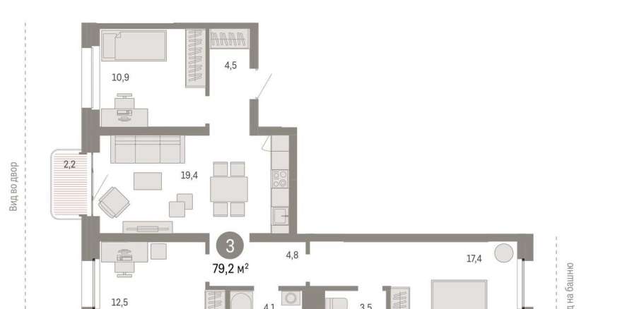 4-ком. квартира, 79 м², ул.Сакко и Ванцетти - 21 4-ком. квартира, 79 м², ул.Сакко и Ванцетти - 21 22549104.jpeg