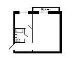 1-ком. квартира, 32 м&sup2;, ул.Новая заря - 49 22560374.jpeg