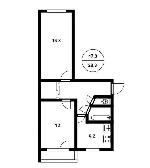 2-ком. квартира, 47 м&sup2;, ул.Иванова - 45 22560533.jpeg