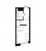 1-ком. квартира, 23 м&sup2;, ул.Большевистская - 14 22596351.jpeg