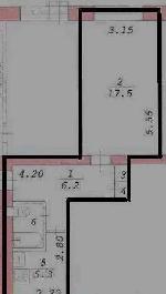 1-ком. квартира, 32 м&sup2;, ул.Гидромонтажная - 48 22565340.jpeg