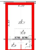1-ком. квартира, 33 м², ул.Высоцкого - 40/2 1-ком. квартира, 33 м², ул.Высоцкого - 40/2 22573514.jpeg
