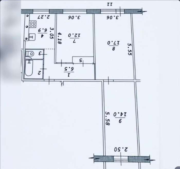 3-ком. квартира, 60 м², ул.Толстого - 234 3-ком. квартира, 60 м², ул.Толстого - 234 22584818.jpeg
