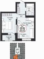 1-ком. квартира, 43 м², ул.Радиостанция 2 - 22 1-ком. квартира, 43 м², ул.Радиостанция 2 - 22 22591872.jpeg