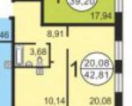 1-ком. квартира, 43 м&sup2;, ул.Фрунзе - 49 22598456.jpeg