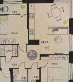3-ком. квартира, 68 м&sup2;, ул.Ясный Берег - 27 22600178.jpeg