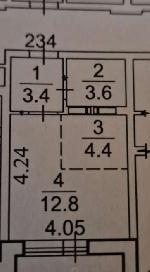 1-ком. квартира, 25 м&sup2;, ул.Обская - 82 22603804.jpeg