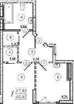 1-ком. квартира, 40 м&sup2;, ул.Аникина - 6 22605692.jpeg