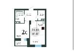 1-ком. квартира, 44 м&sup2;, ул.Лескова - 25 22605705.jpeg